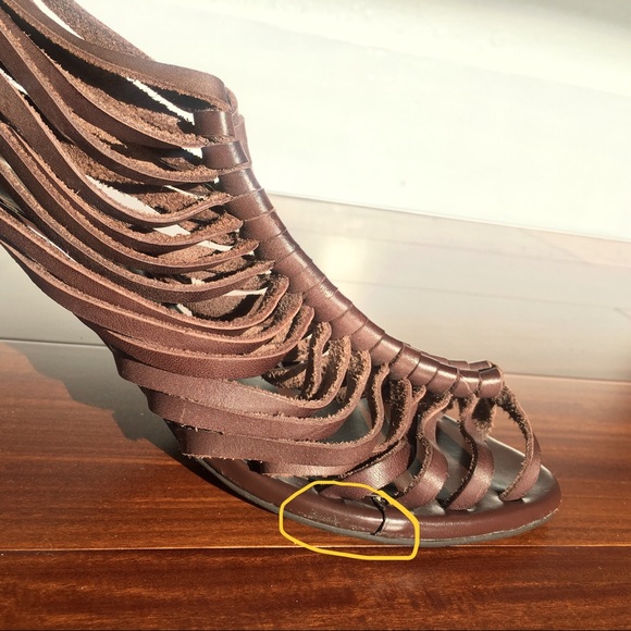 Crown Vintage Strappy Heels - Picture 5 of 8